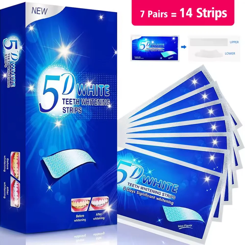 Whitening Strip 3D - Полоски для отбеливания зубов, белый зубной