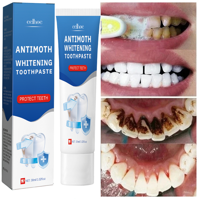 Teeth Whitening Fast - Быстрое удаление пятен дыма Зубная паста