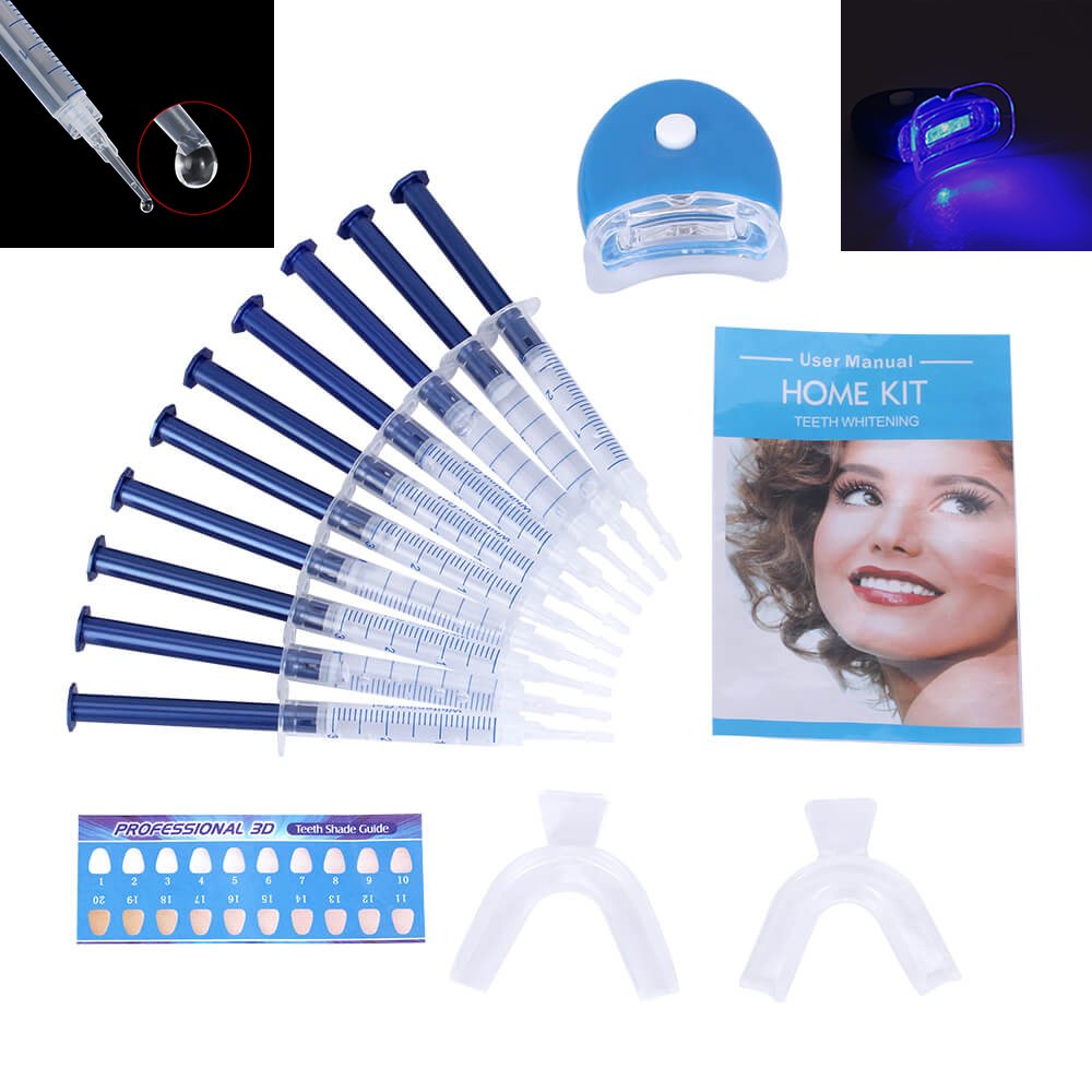 Teeth Whitening Kit With Light - 1 комплект, отбеливание зубов, 44% перекись,