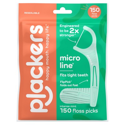 Dental Floss Picks - Зубные нити-флоссеры Micromint - 150 шт.