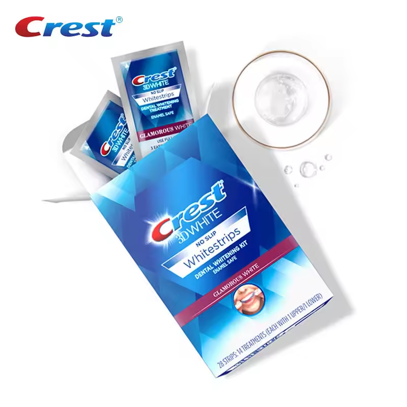 Отбеливающие полоски Crest 3D  – обзор и цена Whitening Strip 3D
