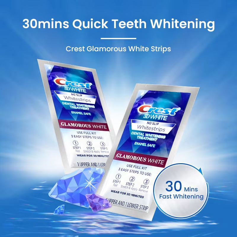 Отбеливающие полоски Crest 3D  – обзор и цена Whitening Strip 3D
