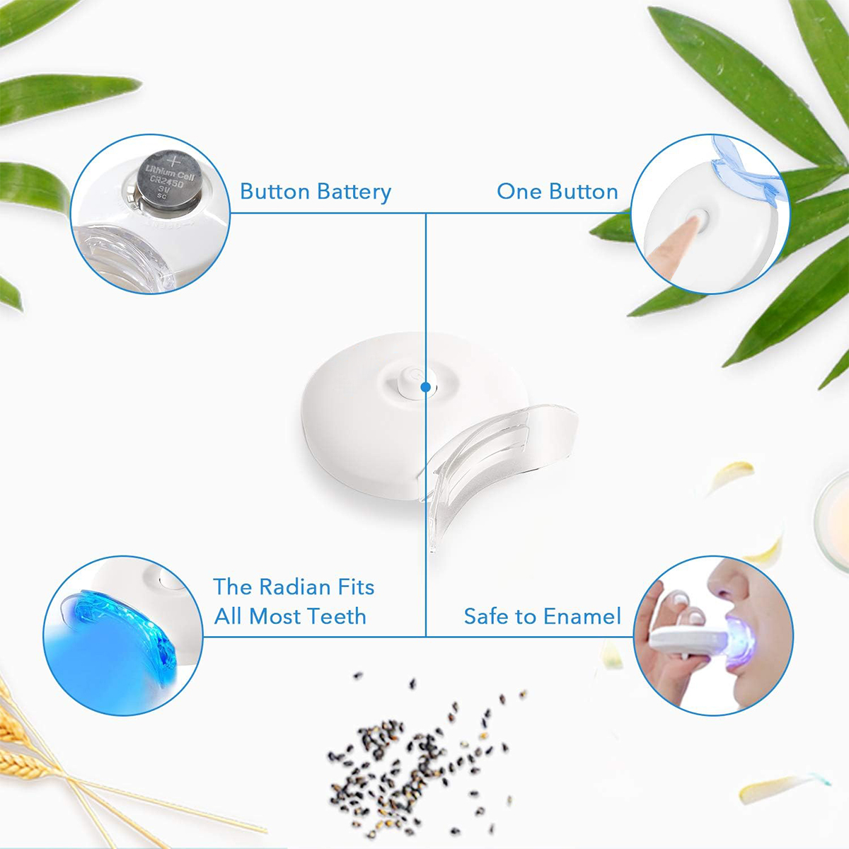 Набор для отбеливания зубов —  – обзор и цена Teeth Whitening Kit With Light