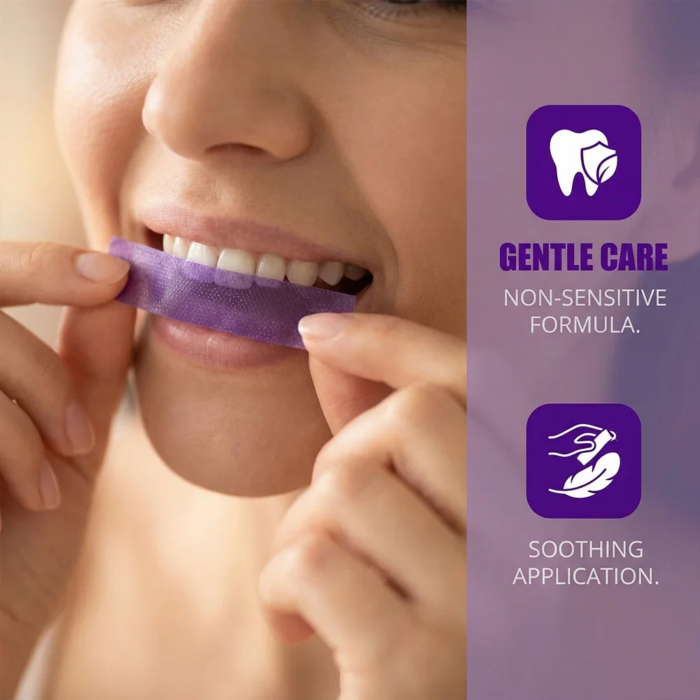 Фиолетовые полоски для отбелив – обзор и цена Teeth Whitening Fast