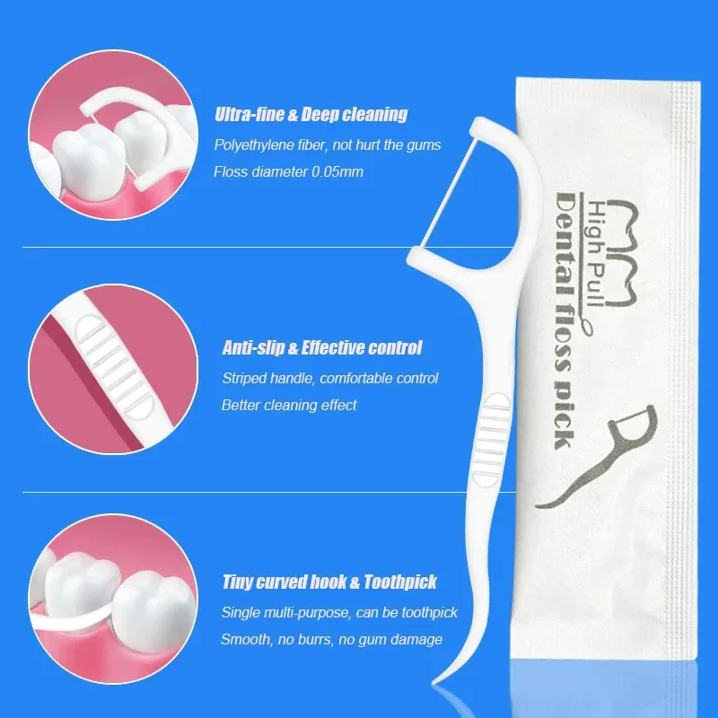 150 шт., зубная нить, зубочист – обзор и цена Dental Floss Picks