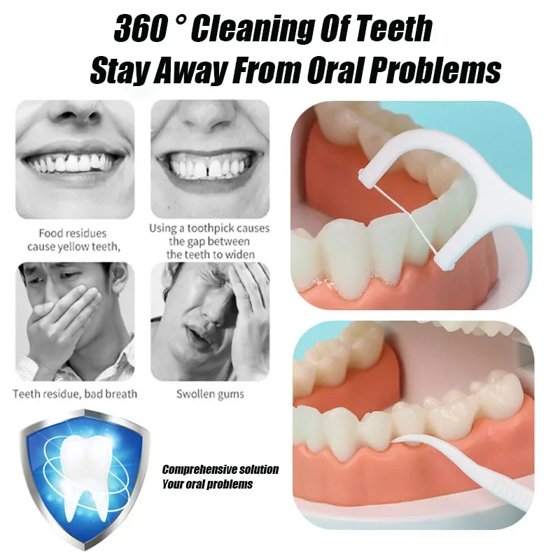 150 шт., зубная нить, зубочист – обзор и цена Dental Floss Picks