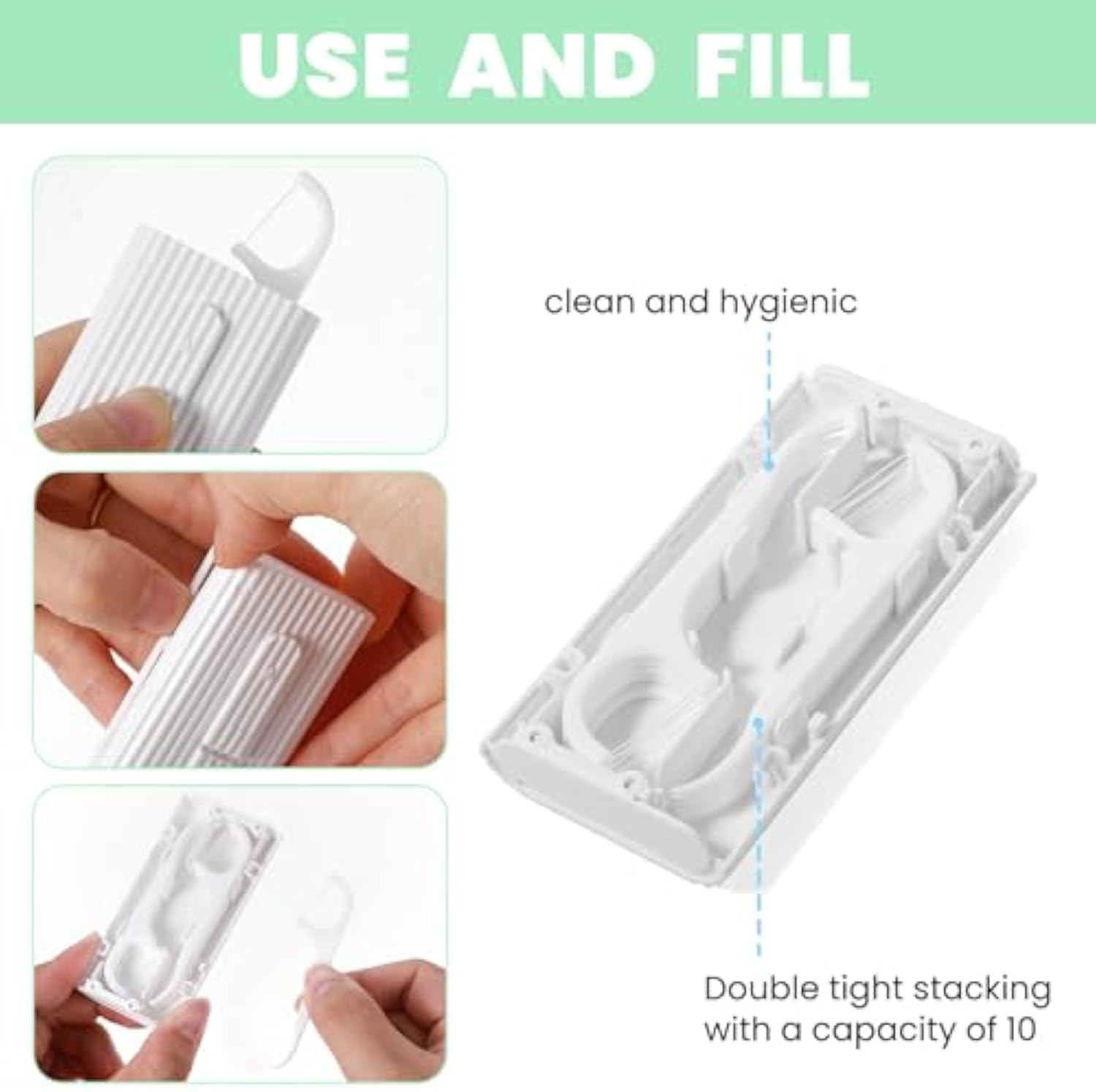 Портативный автоматический дис – обзор и цена Dental Floss Picks