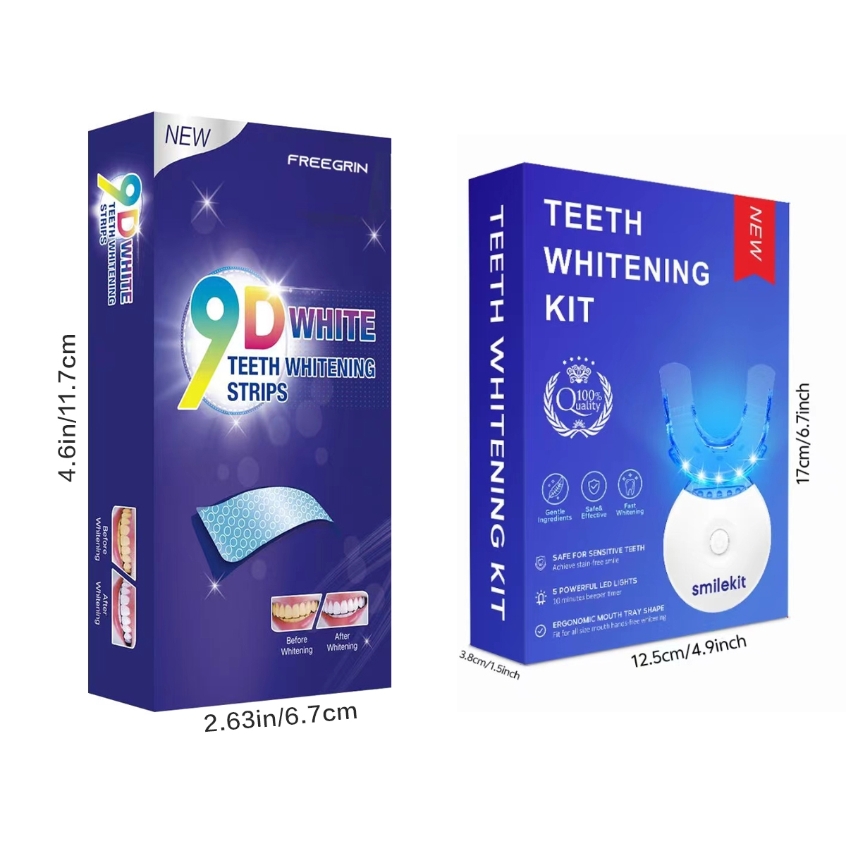 Набор для отбеливания зубов —  – обзор и цена Teeth Whitening Kit With Light
