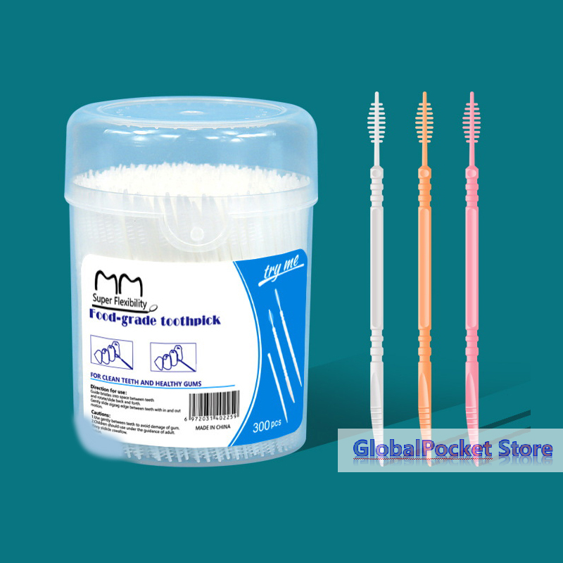 300 шт. пластиковых межзубных  – обзор и цена Dental Floss Picks