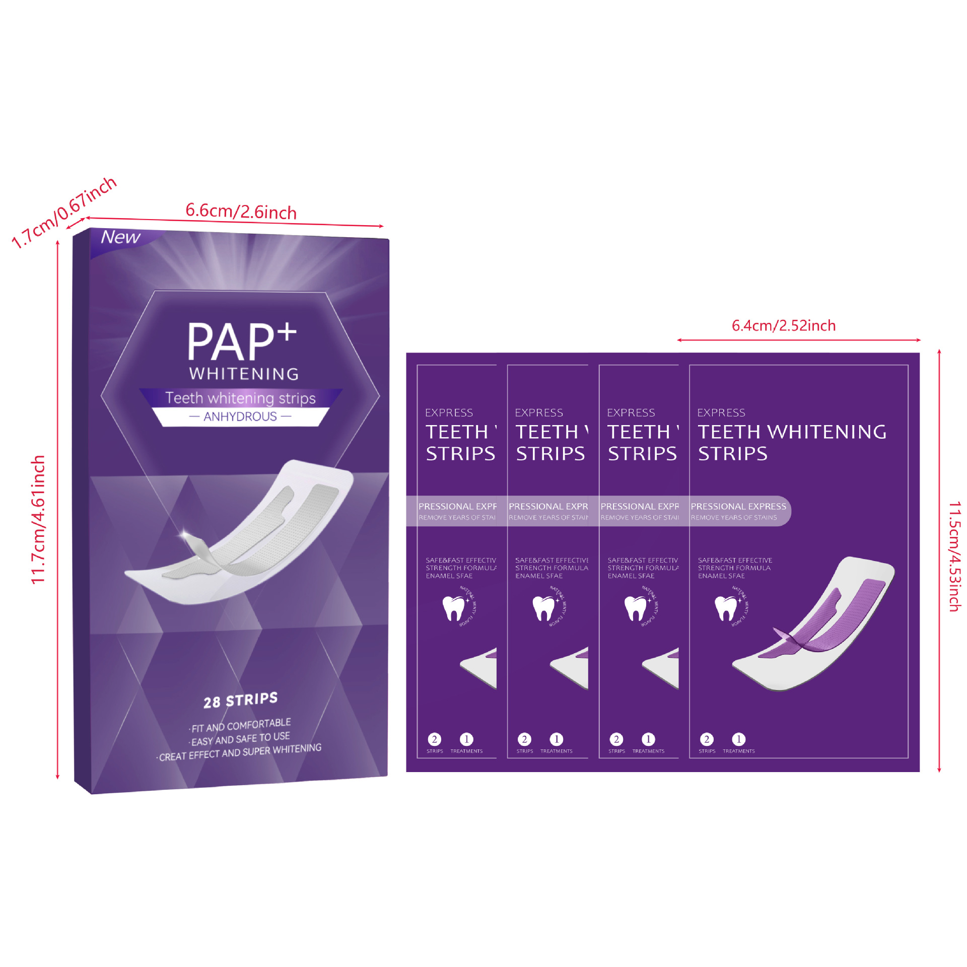 3D-полоски для отбеливания зуб – обзор и цена Whitening Strip 3D