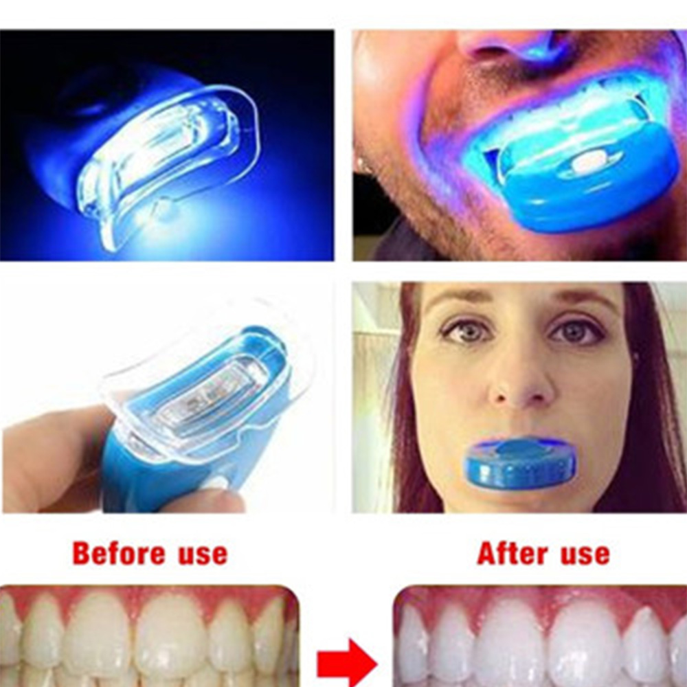 Новый синий светодиод отбелива – обзор и цена Teeth Whitening Laser