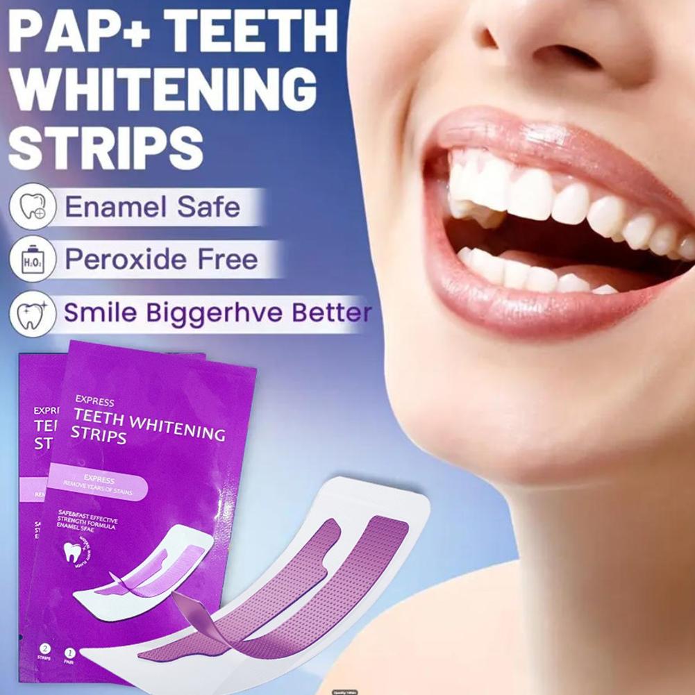 Фиолетовые полоски для отбелив – обзор и цена Teeth Whitening Fast